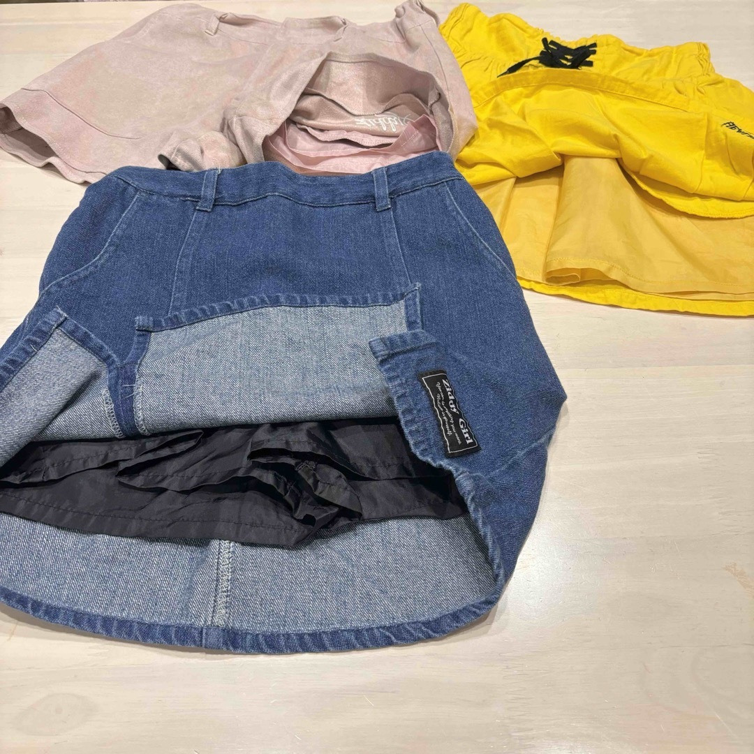 ZIDDY(ジディー)のZIDDY、ジディ150☆6点セットまとめ売り☆スカート、ショーパン、半袖、長袖 キッズ/ベビー/マタニティのキッズ服女の子用(90cm~)(Tシャツ/カットソー)の商品写真