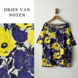 ドリスヴァンノッテン(DRIES VAN NOTEN)のDRIES VAN NOTEN 花柄Tシャツ 半袖 カットソー チュニック(チュニック)