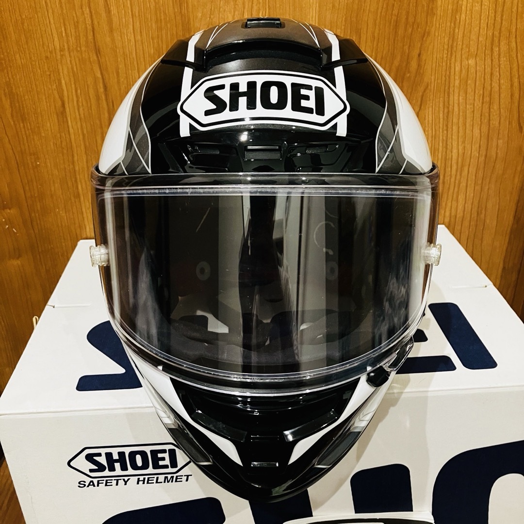 SHOEI(ショウエイ)の無傷の美品 SHOEI X-Fourteen ASSAIL ピンロックシート装着 自動車/バイクのバイク(ヘルメット/シールド)の商品写真