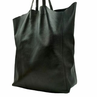 セリーヌ(celine)のセリーヌ A4可 トートバッグ ホリゾンタルカバ 縦型 レザー ブラック(トートバッグ)