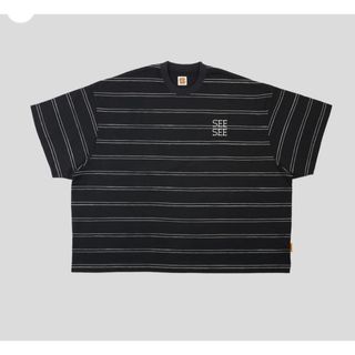 SEE SEE SUPER BIG FLAT SS DOUBLE STRIPE(Tシャツ/カットソー(半袖/袖なし))