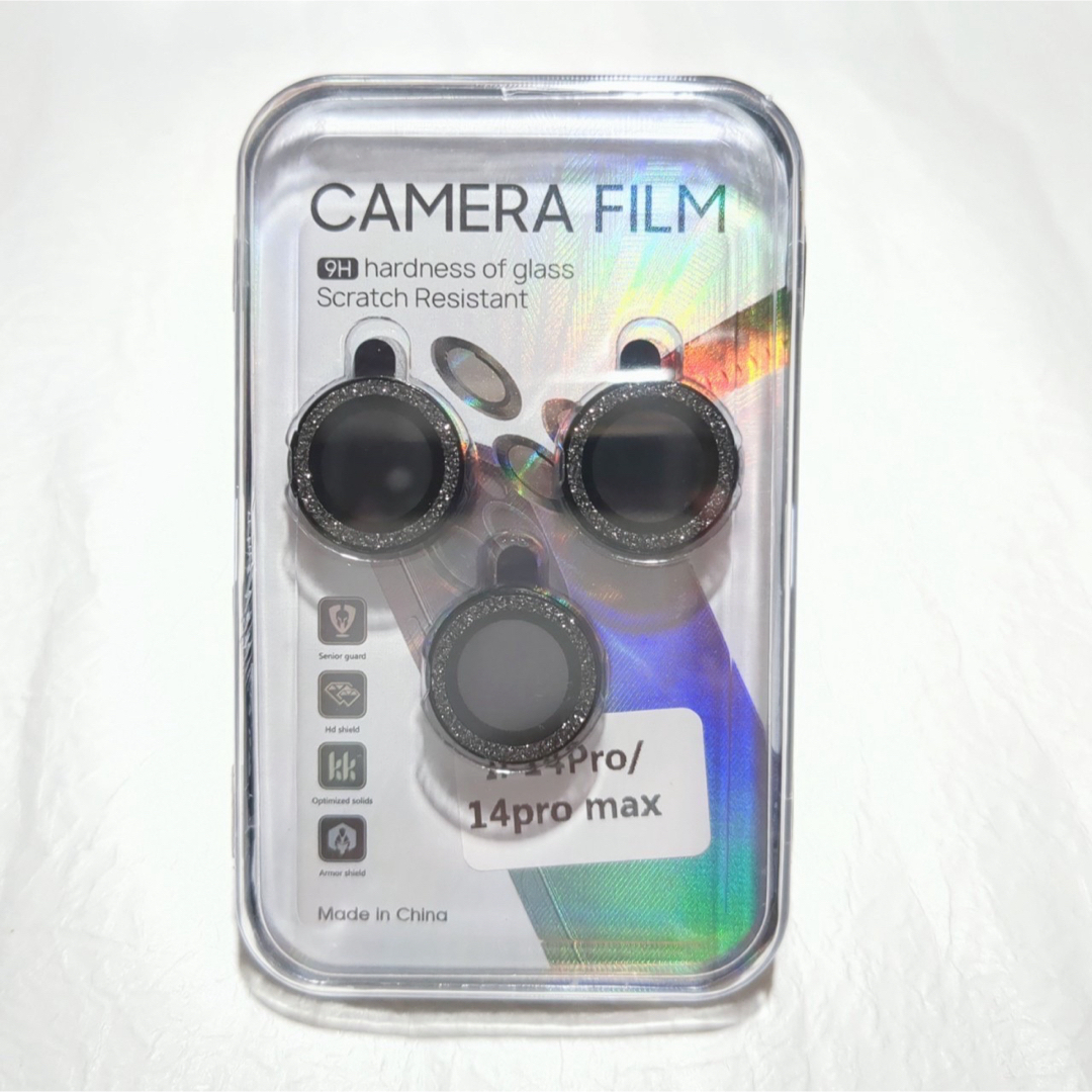 iPhone14pro 14 promax レンズ カバー 保護フィルム スマホ スマホ/家電/カメラのスマホアクセサリー(保護フィルム)の商品写真