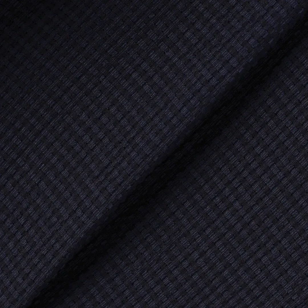 AOKI(アオキ)の【新品・未使用】パジャマスーツ　シアサッカー　セットアップ　S ネイビー メンズのスーツ(セットアップ)の商品写真