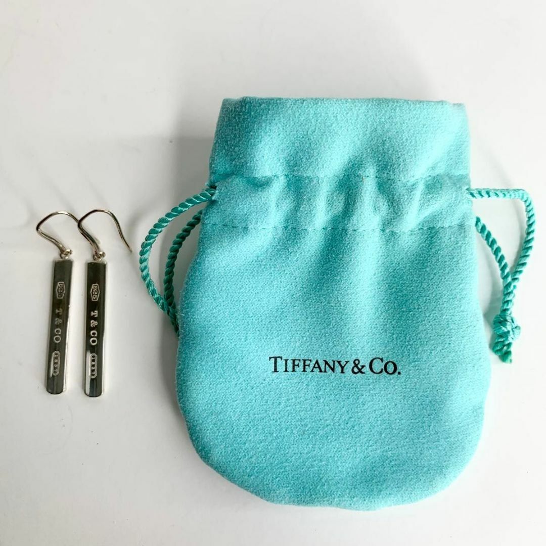 Tiffany & Co.(ティファニー)のティファニー 希少 ピアス フックピアス ナロー バー ドロップ ds7 レディースのアクセサリー(ピアス)の商品写真