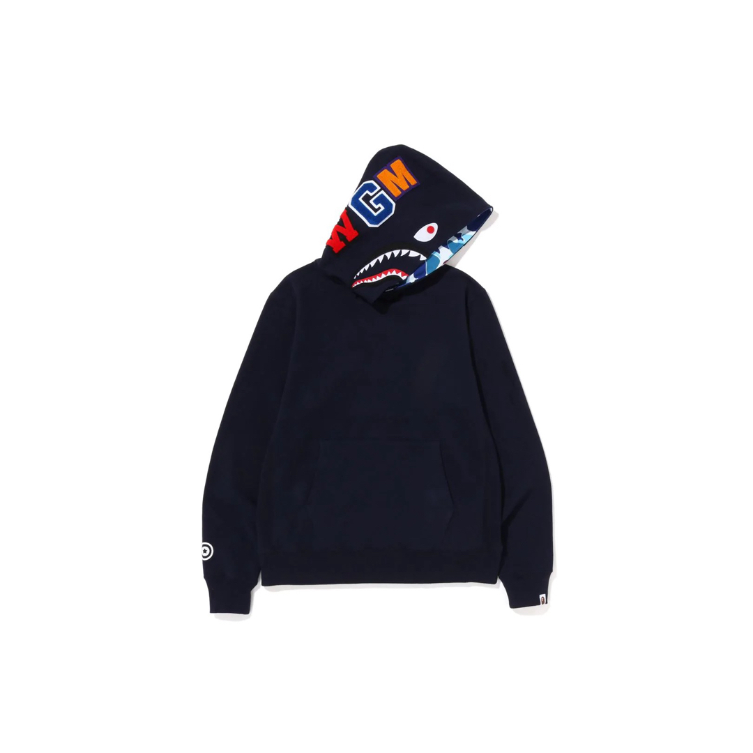 A BATHING APE(アベイシングエイプ)のABC CAMO SHARK PULLOVER HOODIE   23AW メンズのトップス(パーカー)の商品写真