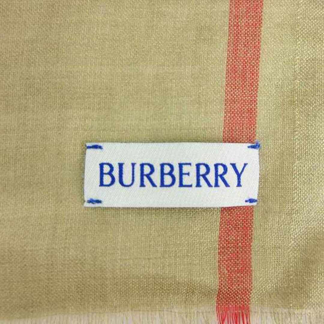 BURBERRY(バーバリー)のバーバリー ノバチェック ストール マフラー シルク ウール ベージュ系 レディースのファッション小物(ストール/パシュミナ)の商品写真