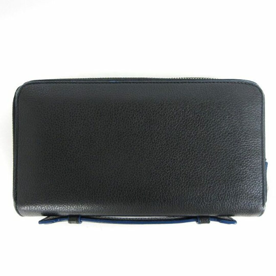 Furla(フルラ)のフルラ セカンドバッグ ウォレット ロゴ レザー 黒 ブラック 鞄 メンズのバッグ(セカンドバッグ/クラッチバッグ)の商品写真