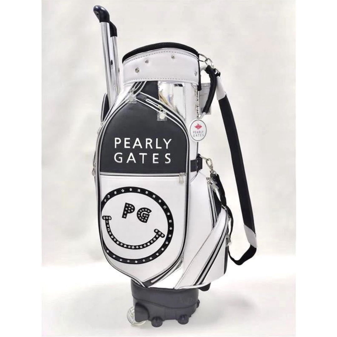 PEARLY GATES(パーリーゲイツ)のパーリーゲイツ　ゴルフ　キャディバック　キャスター付き　持ち運び楽　海外 スポーツ/アウトドアのゴルフ(バッグ)の商品写真