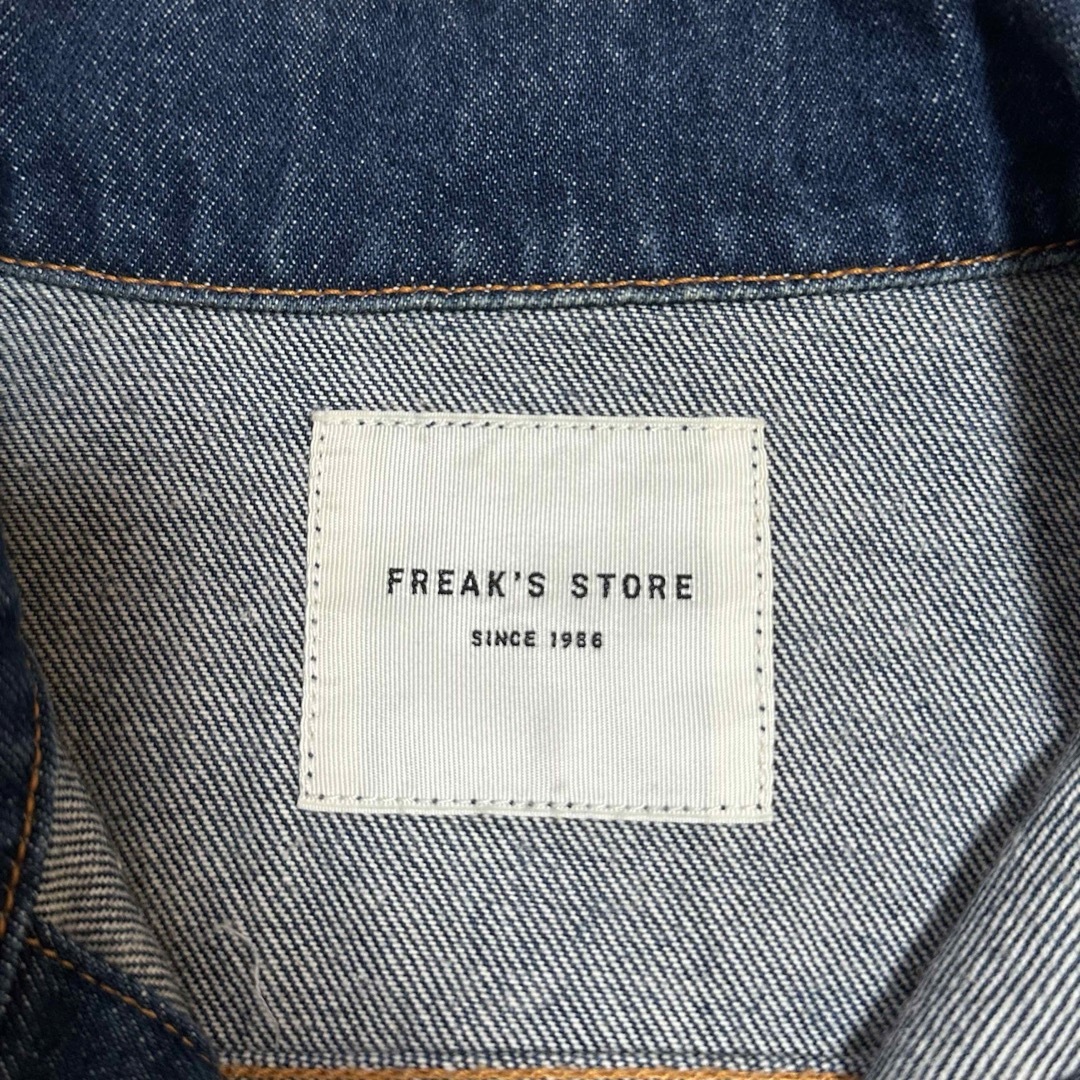 FREAK'S STORE(フリークスストア)の【美品】 デニムジャケット 春服 フリークスストア Gジャン M レディース レディースのジャケット/アウター(Gジャン/デニムジャケット)の商品写真