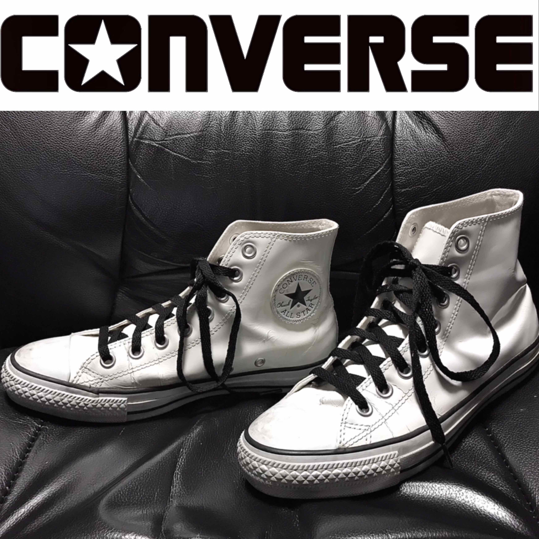 CONVERSE(コンバース)のCONVERSE コンバース 送料込 革 レザー スニーカー オールスター ハイ メンズの靴/シューズ(スニーカー)の商品写真