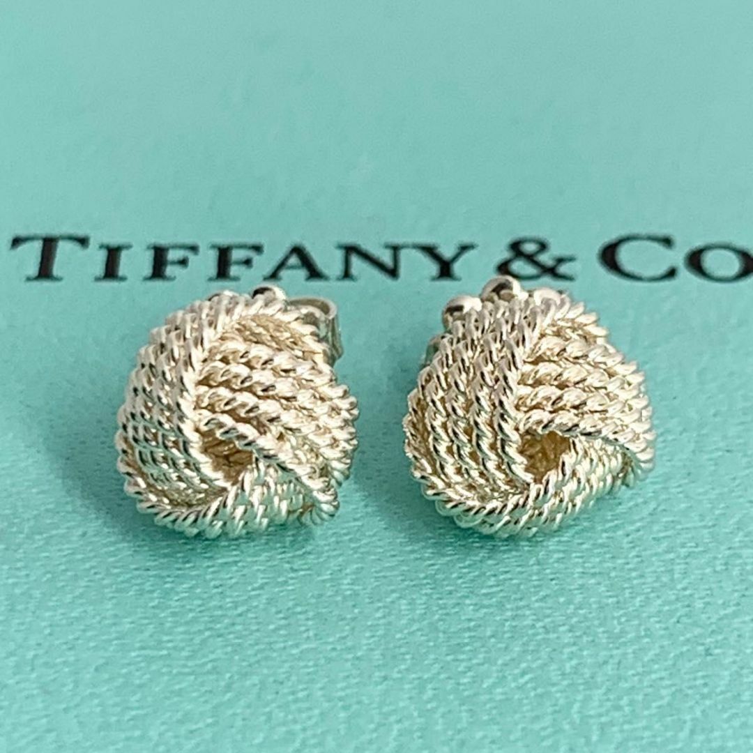 Tiffany & Co.(ティファニー)のティファニー 希少 サマセット メッシュ ピアス ツイストノット ds11 レディースのアクセサリー(ピアス)の商品写真