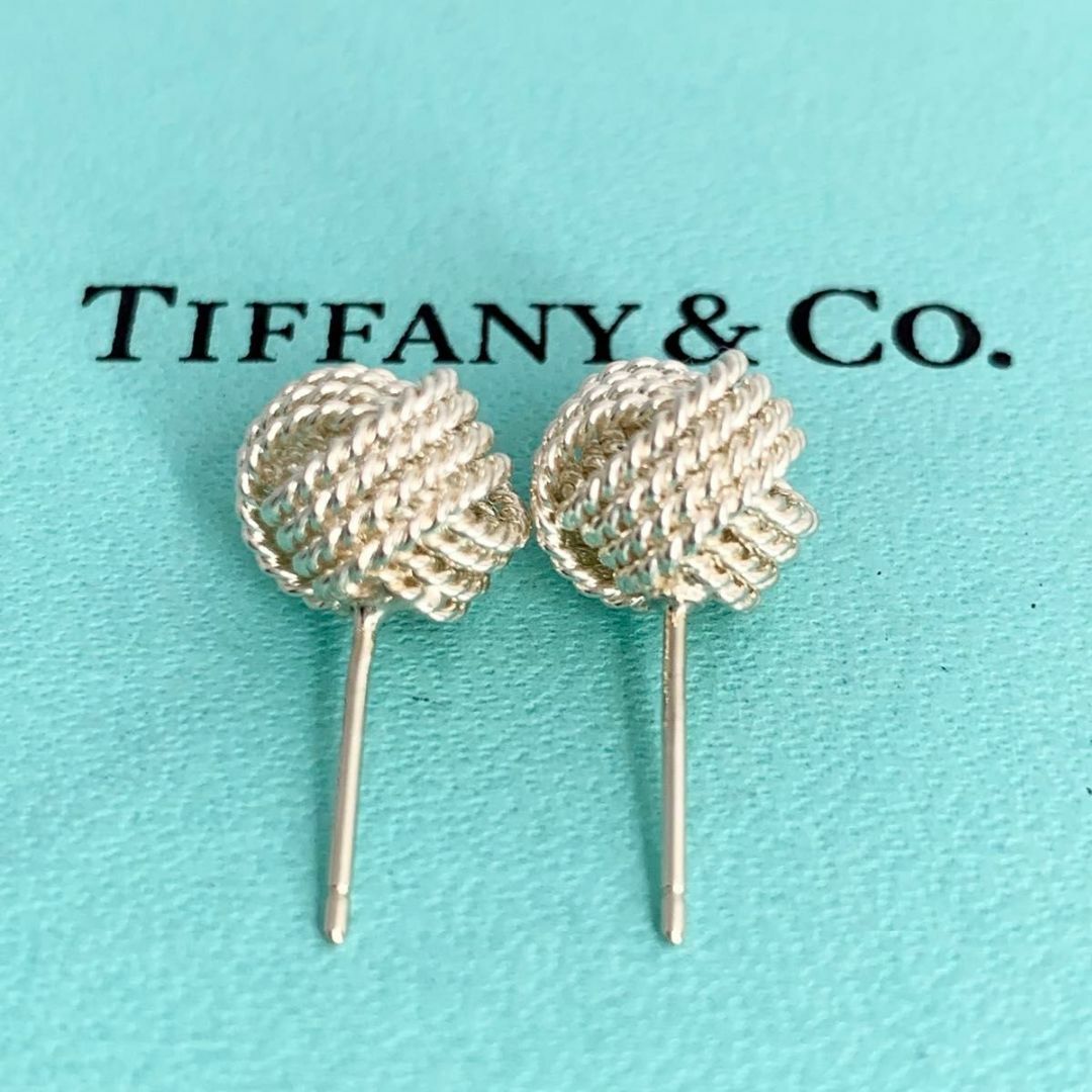 Tiffany & Co.(ティファニー)のティファニー 希少 サマセット メッシュ ピアス ツイストノット ds11 レディースのアクセサリー(ピアス)の商品写真