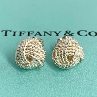 ティファニー(Tiffany & Co.)のティファニー 希少 サマセット メッシュ ピアス ツイストノット ds11(ピアス)