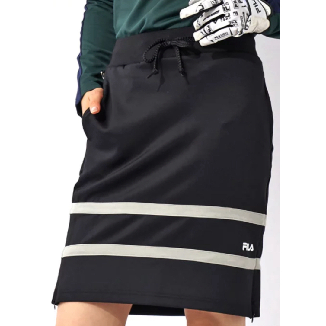 FILA(フィラ)のフィラゴルフ レディース ダンボールニット スカート  スポーツ/アウトドアのゴルフ(ウエア)の商品写真