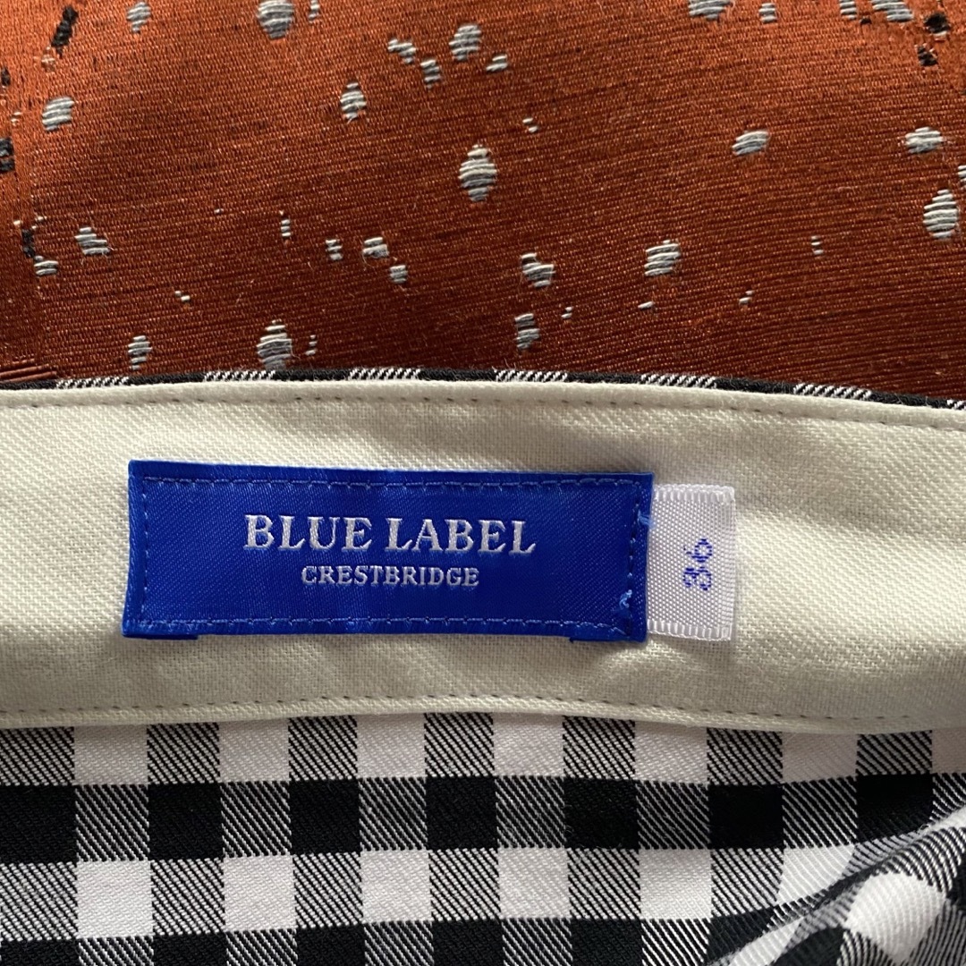 BLUE LABEL CRESTBRIDGE(ブルーレーベルクレストブリッジ)のギンガムチェックワンピース レディースのワンピース(ひざ丈ワンピース)の商品写真