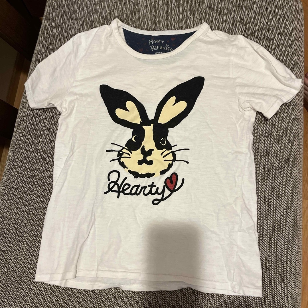 Tシャツ　うさぎ　heart paradise レディースのトップス(Tシャツ(半袖/袖なし))の商品写真