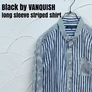 ブラックバイヴァンキッシュ(Black by VANQUISH)のBLACK by VANQUISH/ブラックバイバンキッシュ ストライプ シャツ(シャツ)