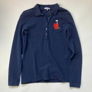 ピーナッツ(PEANUTS)のPEANUTS X LACOSTE ピーナッツ ラコステ コラボ ポロシャツ M(シャツ/ブラウス(長袖/七分))