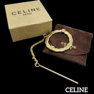 celine - CELINE スカーフリング マカダム サークル ヴィンテージ ゴールド