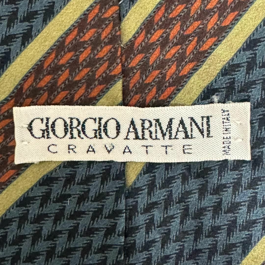Giorgio Armani(ジョルジオアルマーニ)の【良品】GIORGIO ARMANI CRAVATTEアルマーニネクタイ　メンズ メンズのファッション小物(ネクタイ)の商品写真