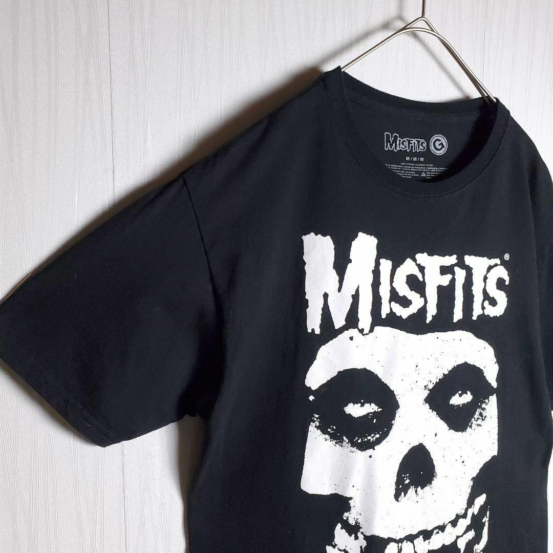 MISFITS(ミスフィッツ)の【バンドTシャツ 音楽 半袖 ビッグプリント 両面 ミスフィッツ M 古着】 メンズのトップス(Tシャツ/カットソー(半袖/袖なし))の商品写真