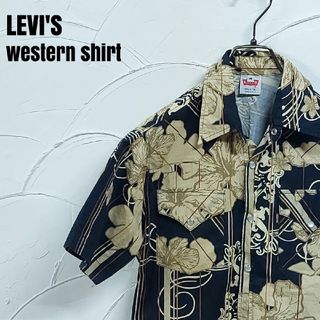 Levis/リーバイス 半袖 花柄 ウエスタン シャツ