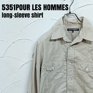 5351 POUR LES HOMMES - 5351POUR LES HOMMES/5351プール オム ワークシャツ