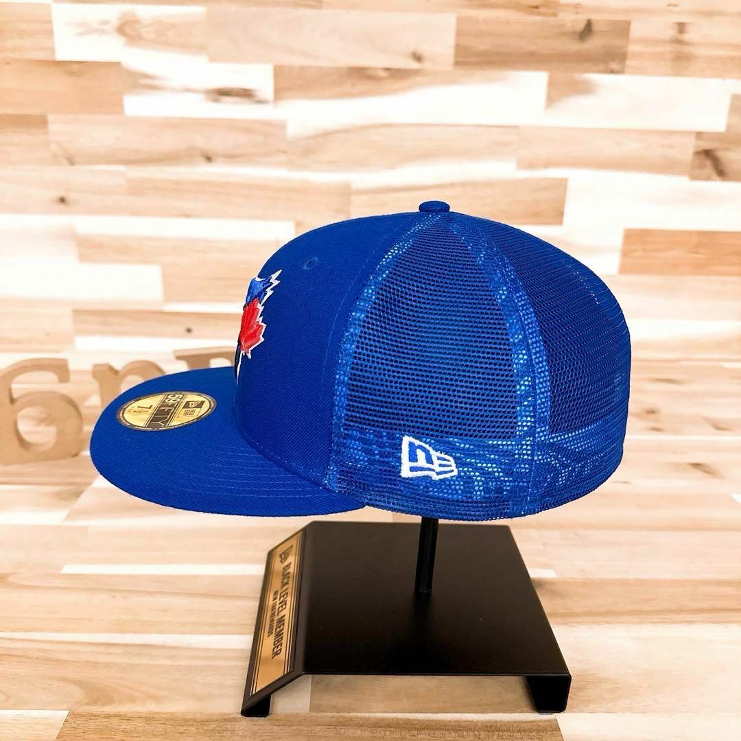 NEW ERA(ニューエラー)の【ニューエラ×ブルージェイズ】ASG2022 メッシュキャップ ボタニカル青×白 メンズの帽子(キャップ)の商品写真