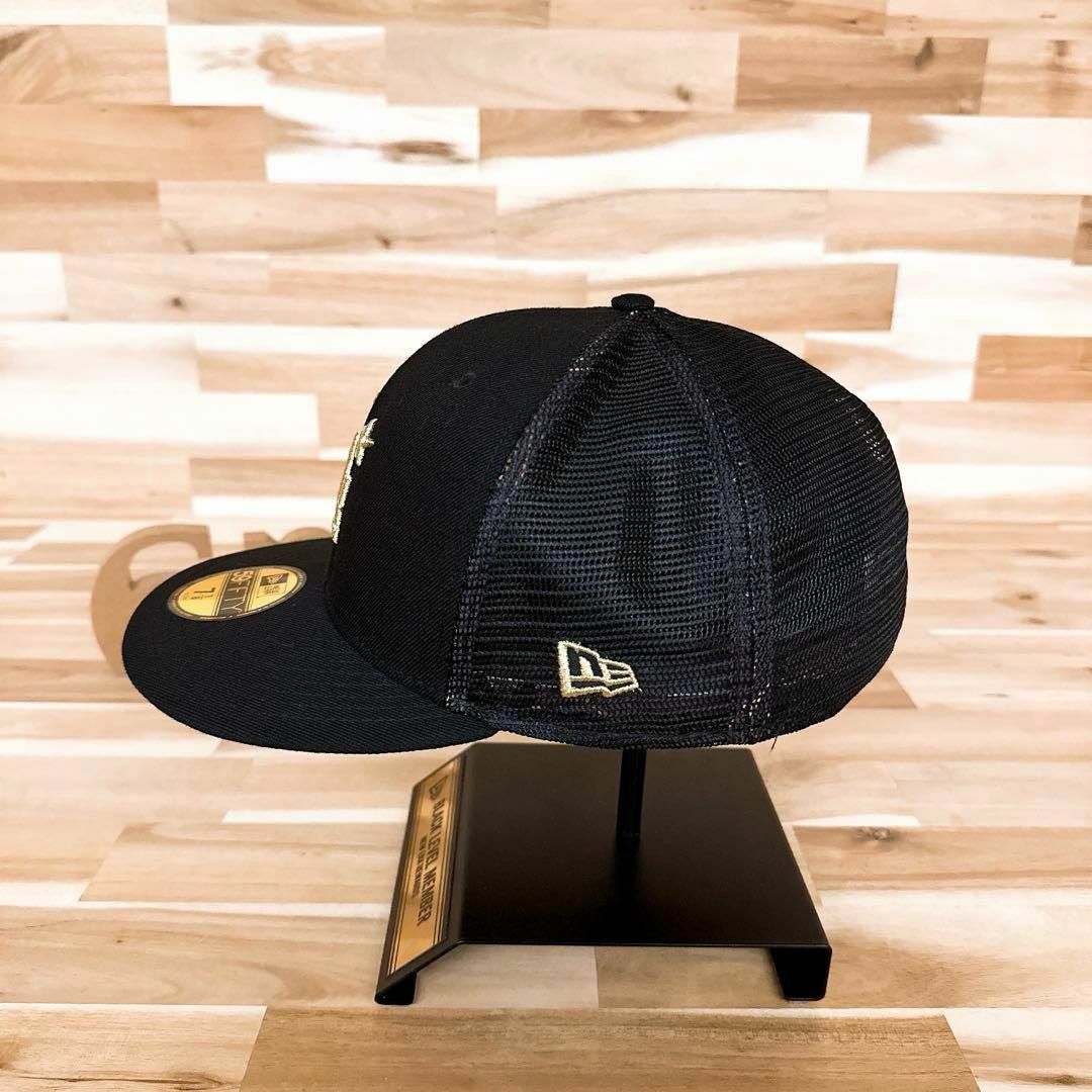 NEW ERA(ニューエラー)の【ニューエラ×ドジャース】ASG2022 メッシュキャップ ボタニカル 黒×金 メンズの帽子(キャップ)の商品写真