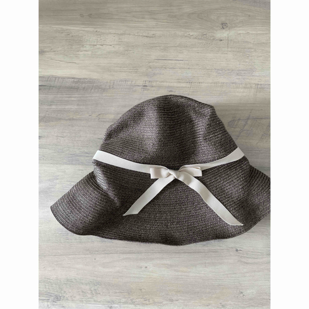 マチュアーハ 帽子　麦わら帽子　ハット レディースの帽子(麦わら帽子/ストローハット)の商品写真