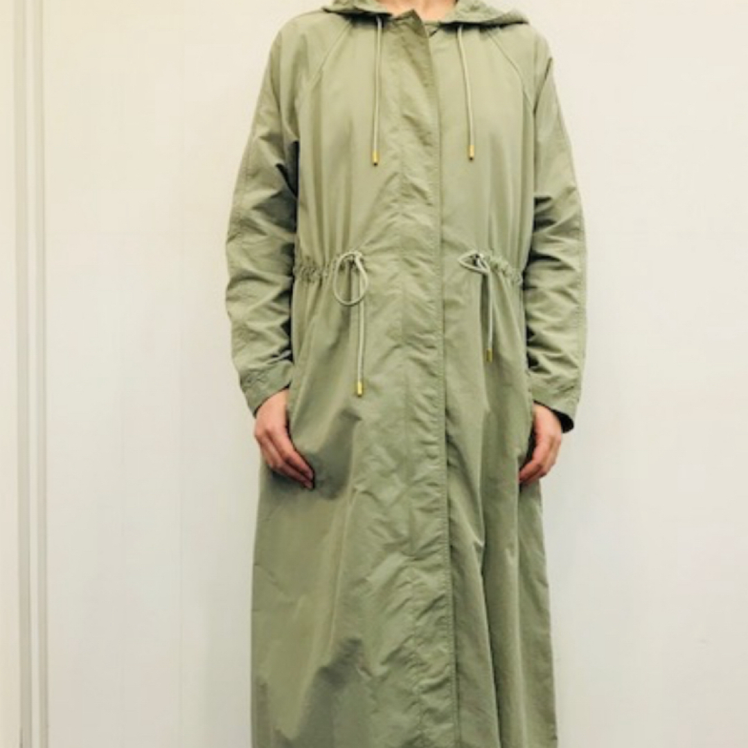 MICA&DEAL(マイカアンドディール)のMICA&DEAL 2way long nylon coat  レディースのジャケット/アウター(ナイロンジャケット)の商品写真