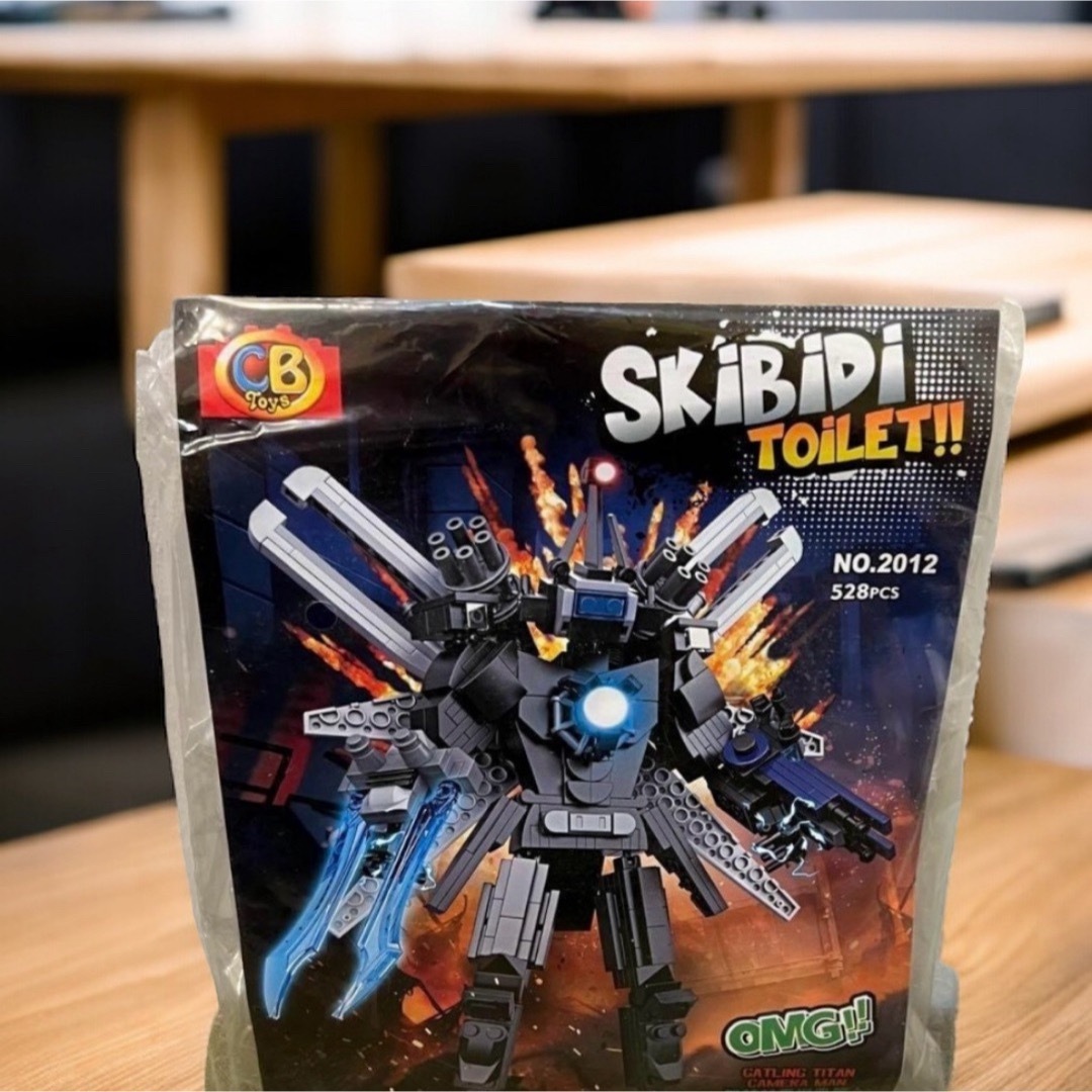 スキビディトイレ　タイタンカメラマン LEGOブロック互換品 エンタメ/ホビーのおもちゃ/ぬいぐるみ(模型/プラモデル)の商品写真