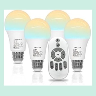 ORALUCE LED電球 E26口金 60W相当 リモコン付き 調光 昼光色 (蛍光灯/電球)