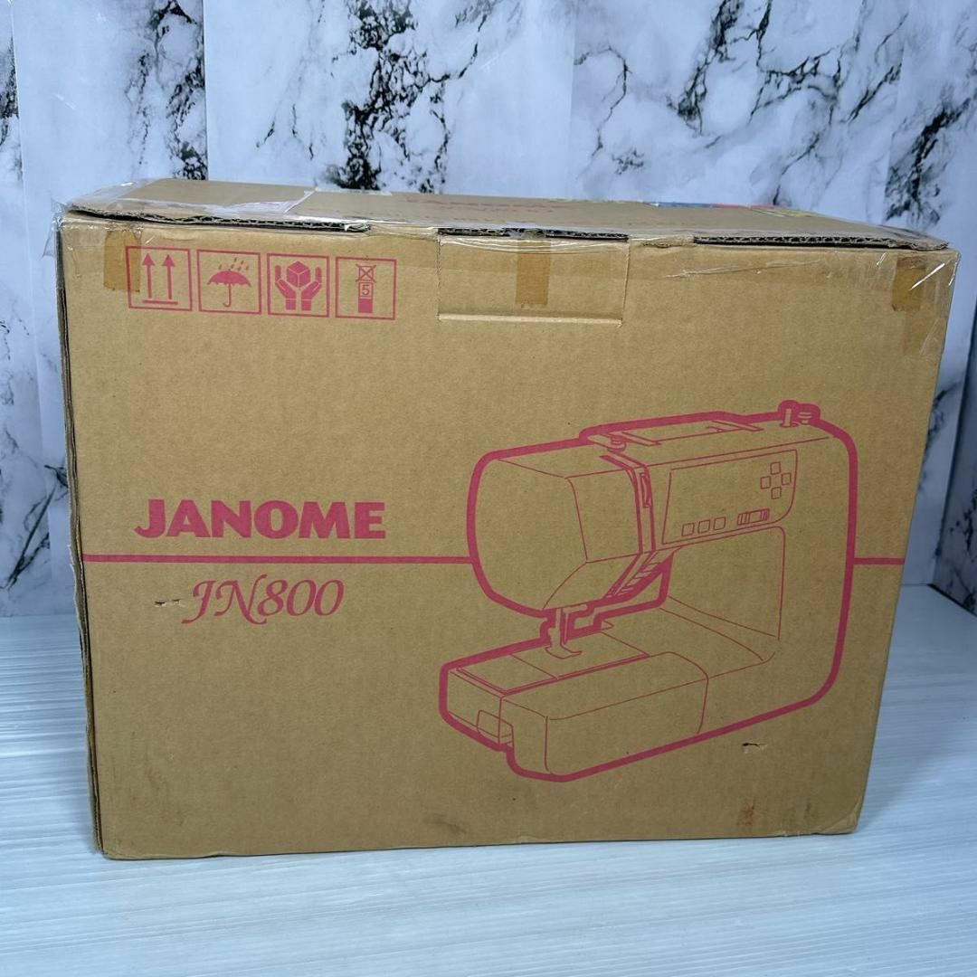 未使用　ジャノメ　JN-800 コンピューターミシン　液晶 初心者　使いやすい スマホ/家電/カメラの生活家電(その他)の商品写真
