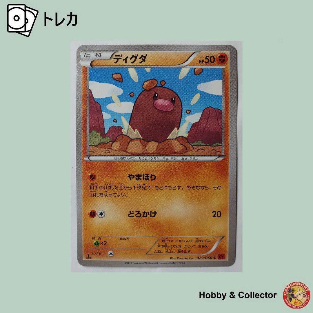 ポケモン - ディグダ 029/060 C XY1 ポケモンカードゲーム ポケモン - ディグダ 029/060 C XY1 ポケモンカードゲーム