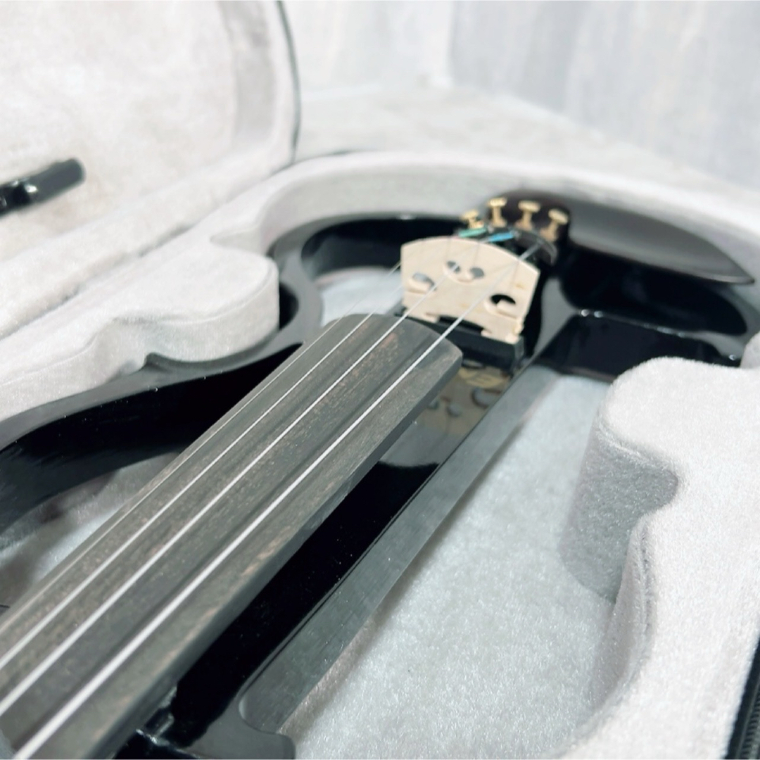 Z162 ENNBOM サイレントバイオリン 4/4 ヘッドホン 楽器 ケース 楽器の弦楽器(ヴァイオリン)の商品写真