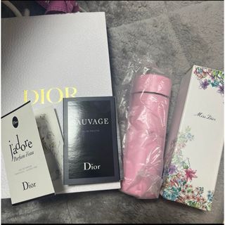 クリスチャンディオール(Christian Dior)のディオール　ミスディオール　ミニボトル　ステンレス魔法瓶　ノベルティ(タンブラー)