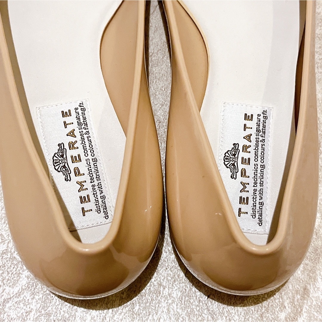 TEMPERATE テンパレイト レインシューズ NINA 39 24cm レディースの靴/シューズ(バレエシューズ)の商品写真