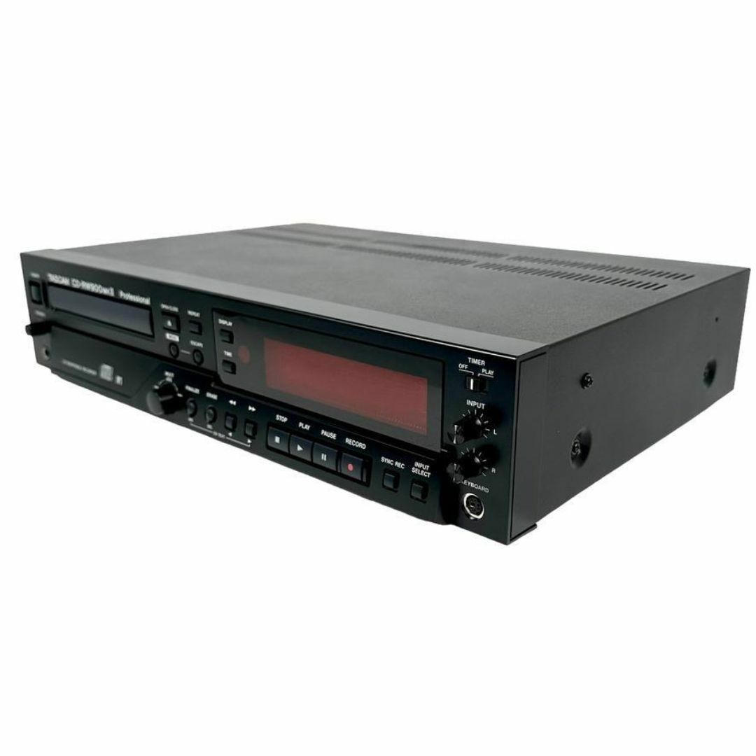 再生履歴0時間 TASCAM CDレコーダープレーヤー CD-RW900MK2 楽器のレコーディング/PA機器(その他)の商品写真