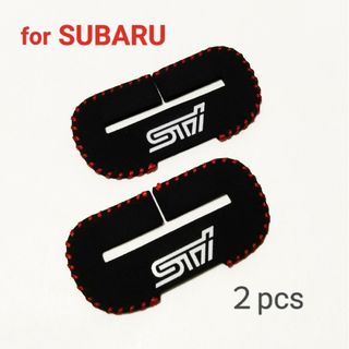 STI◆シートベルトバックルカバー◆２個set(車内アクセサリ)