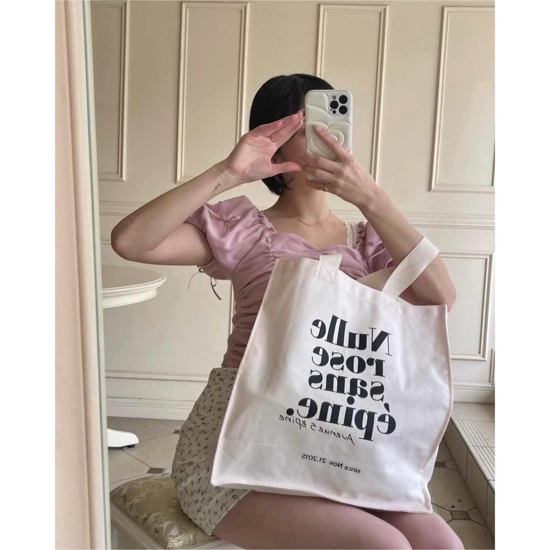 épine(エピヌ)の新品　epine tote bag babypink レディースのバッグ(トートバッグ)の商品写真