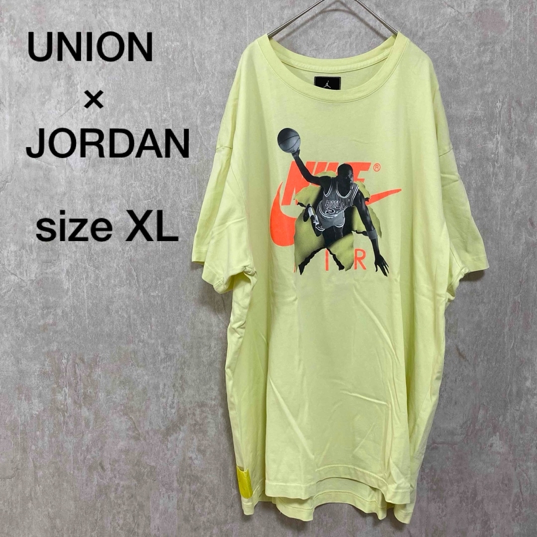 Jordan Brand（NIKE）(ジョーダン)のUNION × JORDAN ユニオン ジョーダン Tシャツ XL メンズのトップス(Tシャツ/カットソー(半袖/袖なし))の商品写真