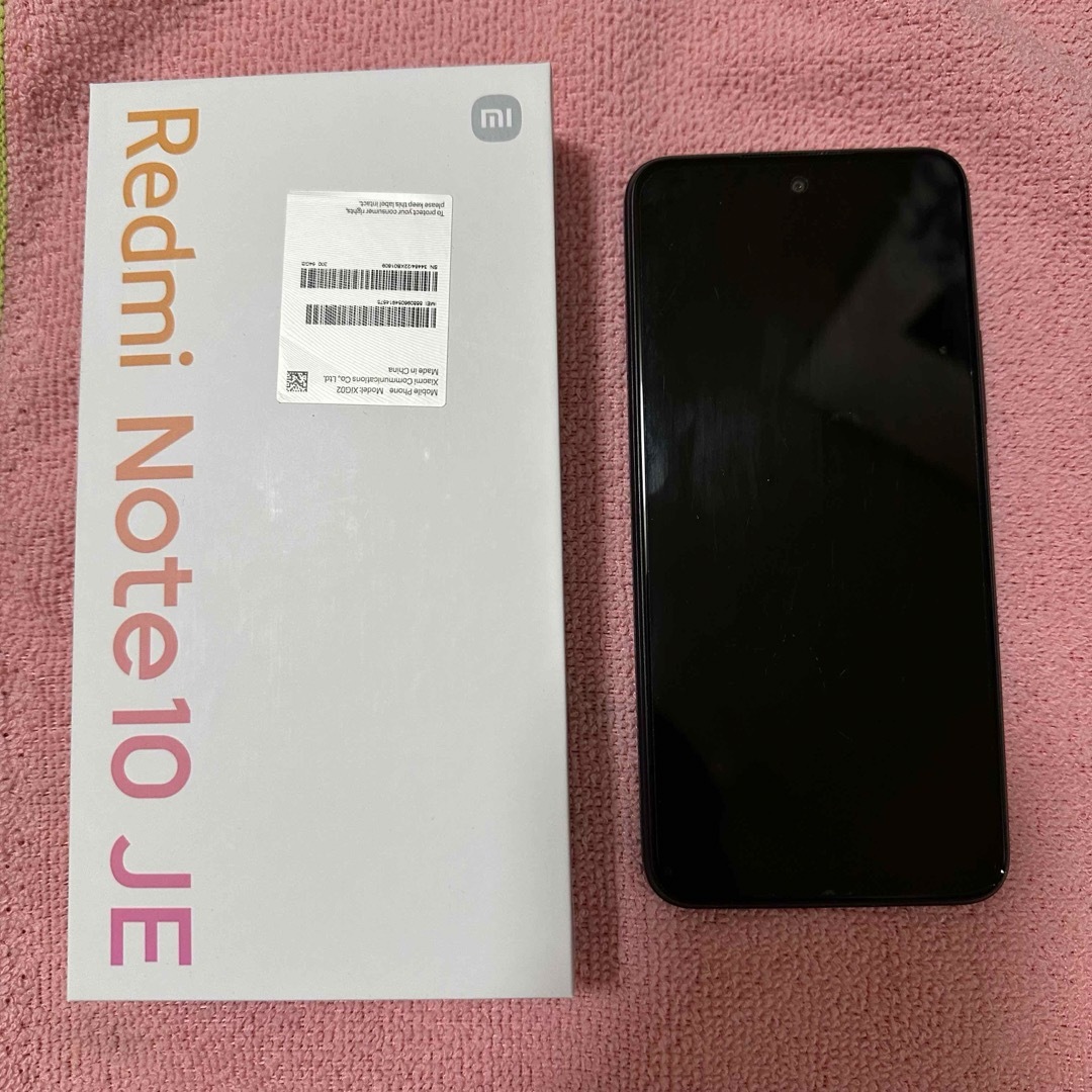 【中古】Redmi note 10 JE グラファイトグレー スマホ/家電/カメラのスマートフォン/携帯電話(スマートフォン本体)の商品写真