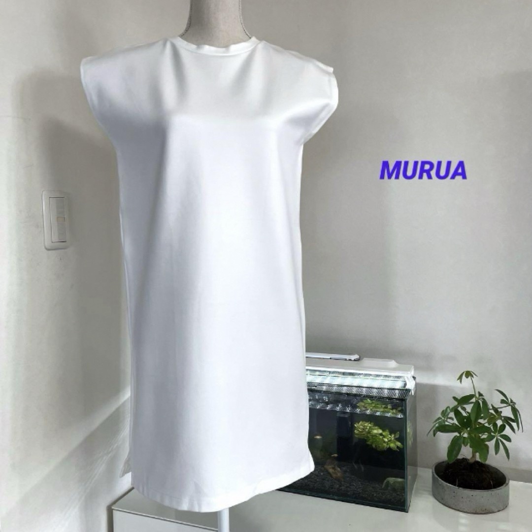 MURUA(ムルーア)のMURUA☆オーバーサイズ☆ロングトップス☆ レディースのトップス(Tシャツ(半袖/袖なし))の商品写真
