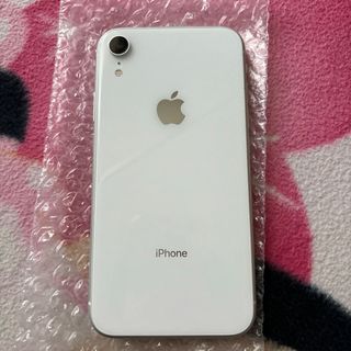 アイフォーン(iPhone)のiPhoneXR 64GB ホワイト　白　スマートフォン　Apple(スマートフォン本体)