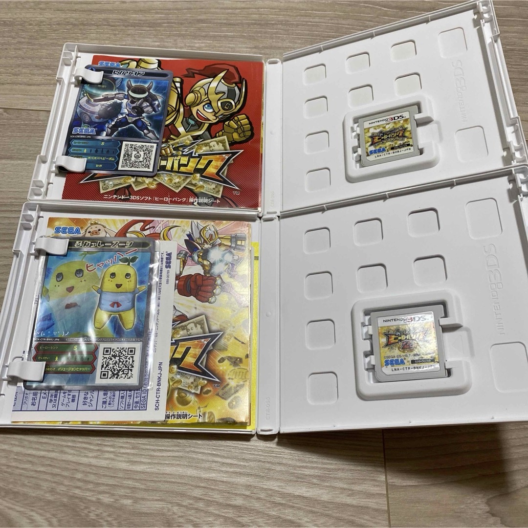 ニンテンドー3DS(ニンテンドー3DS)の中古　ニンテンドー3DS ヒーローバンク1・2 エンタメ/ホビーのゲームソフト/ゲーム機本体(携帯用ゲームソフト)の商品写真