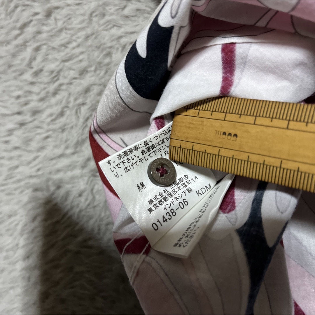 BURBERRY BLACK LABEL(バーバリーブラックレーベル)のBURBERRY BLACK LABEL マーブル柄　半袖シャツ　シャツ　3 メンズのトップス(シャツ)の商品写真