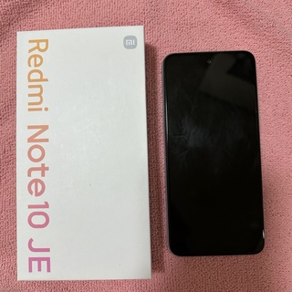 【中古】Redmi Note 10 JE クロームシルバー(スマートフォン本体)