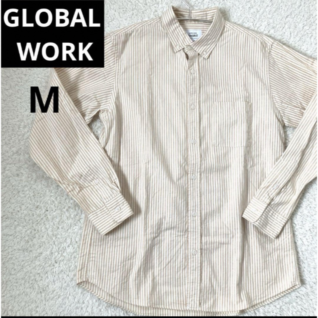 GLOBAL WORK(グローバルワーク)のグローバルワーク GLOBALWORK ストライプ シャツ(M メンズのトップス(シャツ)の商品写真