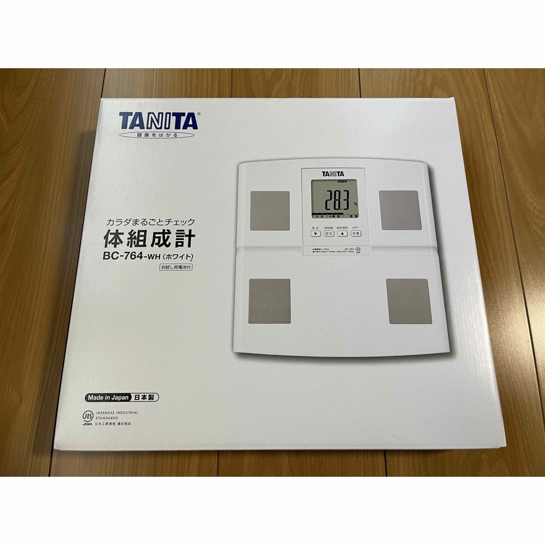 TANITA(タニタ)のTANITA BC-764-WH　体組成測定　体重計 スマホ/家電/カメラの美容/健康(体重計/体脂肪計)の商品写真